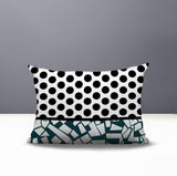 Miva Abstract Reversible Indoor/Outdoor Rectangle Pillow