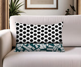 Miva Abstract Reversible Indoor/Outdoor Square Pillow