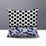 Miva Abstract Reversible Indoor/Outdoor Square Pillow