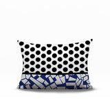 Miva Abstract Reversible Indoor/Outdoor Rectangle Pillow