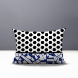 Miva Abstract Reversible Indoor/Outdoor Rectangle Pillow