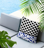 Miva Abstract Reversible Indoor/Outdoor Square Pillow