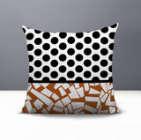 Miva Abstract Reversible Indoor/Outdoor Square Pillow