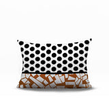 Miva Abstract Reversible Indoor/Outdoor Rectangle Pillow