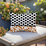 Miva Abstract Reversible Indoor/Outdoor Square Pillow