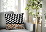 Miva Abstract Reversible Indoor/Outdoor Square Pillow