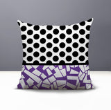 Miva Abstract Reversible Indoor/Outdoor Square Pillow