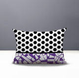 Miva Abstract Reversible Indoor/Outdoor Rectangle Pillow