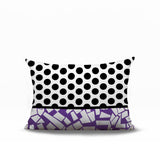 Miva Abstract Reversible Indoor/Outdoor Rectangle Pillow