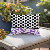 Miva Abstract Reversible Indoor/Outdoor Square Pillow