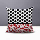 Miva Abstract Reversible Indoor/Outdoor Square Pillow