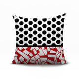 Miva Abstract Reversible Indoor/Outdoor Square Pillow