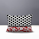 Miva Abstract Reversible Indoor/Outdoor Rectangle Pillow