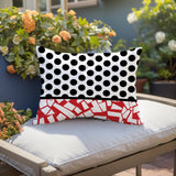 Miva Abstract Reversible Indoor/Outdoor Square Pillow