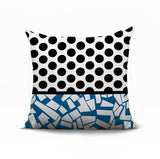 Miva Abstract Reversible Indoor/Outdoor Square Pillow