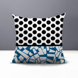 Miva Abstract Reversible Indoor/Outdoor Square Pillow