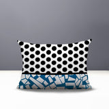 Miva Abstract Reversible Indoor/Outdoor Rectangle Pillow