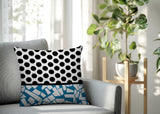 Miva Abstract Reversible Indoor/Outdoor Square Pillow