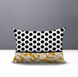 Miva Abstract Reversible Indoor/Outdoor Rectangle Pillow