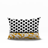 Miva Abstract Reversible Indoor/Outdoor Rectangle Pillow