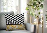 Miva Abstract Reversible Indoor/Outdoor Square Pillow