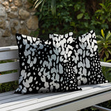 Modo Zebra Print Indoor/Outdoor Reversible Square Pillow