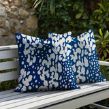Modo Zebra Print Indoor/Outdoor Reversible Square Pillow
