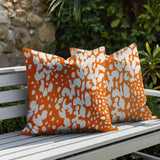 Modo Zebra Print Indoor/Outdoor Reversible Square Pillow