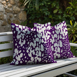 Modo Zebra Print Indoor/Outdoor Reversible Square Pillow