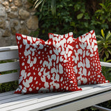 Modo Zebra Print Indoor/Outdoor Reversible Square Pillow