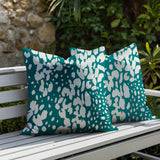 Modo Zebra Print Indoor/Outdoor Reversible Square Pillow