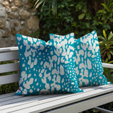 Modo Zebra Print Indoor/Outdoor Reversible Square Pillow