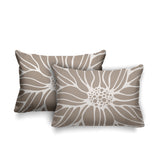 Moira Floral Reversible Indoor/Outdoor Rectangular Pillow