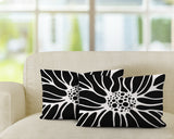 Moira Floral Reversible Indoor/Outdoor Rectangular Pillow