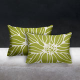 Moira Floral Reversible Indoor/Outdoor Rectangular Pillow
