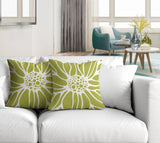 Moira Floral Reversible Indoor/Outdoor Square Pillow