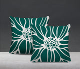 Moira Floral Reversible Indoor/Outdoor Square Pillow