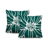 Moira Floral Reversible Indoor/Outdoor Square Pillow