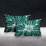 Moira Floral Reversible Indoor/Outdoor Rectangular Pillow