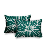 Moira Floral Reversible Indoor/Outdoor Rectangular Pillow