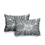 Moira Floral Reversible Indoor/Outdoor Rectangular Pillow