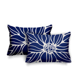 Moira Floral Reversible Indoor/Outdoor Rectangular Pillow