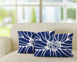 Moira Floral Reversible Indoor/Outdoor Rectangular Pillow