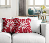 Moira Floral Reversible Indoor/Outdoor Square Pillow