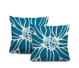 Moira Floral Reversible Indoor/Outdoor Square Pillow