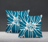Moira Floral Reversible Indoor/Outdoor Square Pillow