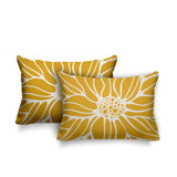 Moira Floral Reversible Indoor/Outdoor Rectangular Pillow