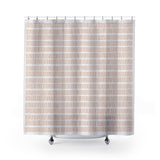 Monica Shower Curtain in Burnt Orange