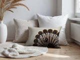 Mota Turkey Reversible Indoor/Outdoor Rectangular Pillow in Beige - Size 25x18