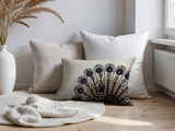 Mota Turkey Reversible Indoor/Outdoor Rectangular Pillow in Gray - Size 25x18